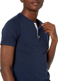 img 2 attached to 👕 Goodthreads Men's Clothing: Stylish X Small Short Sleeve Lightweight Henley Shirts