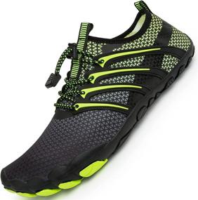 img 4 attached to Women Water Barefoot Quick Dry Exercise Men's Shoes and Athletic