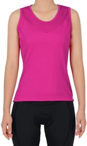 img 3 attached to 👚 Women's Sleeveless Racerback Cycling Jersey with Pockets - Ideal for Indoor and Outdoor Bike Recreation