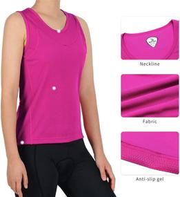 img 1 attached to 👚 Women's Sleeveless Racerback Cycling Jersey with Pockets - Ideal for Indoor and Outdoor Bike Recreation