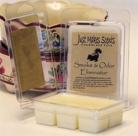 img 1 attached to 🌬️ Efficient Smoke & Odor Eliminator Scented Wax Melts: Just Makes Scents 2 Pack