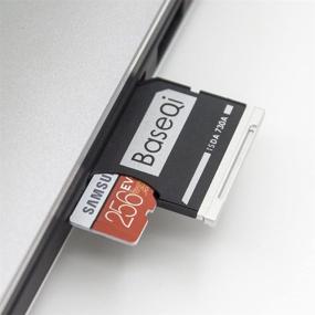 img 2 attached to 💾 Enhance Your Dell XPS 13 with BASEQI Aluminum microSD Adapter