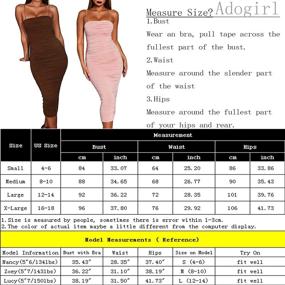 img 1 attached to Adogirl Spaghetti Dresses Shoulder Sleeveless Women's Clothing in Dresses