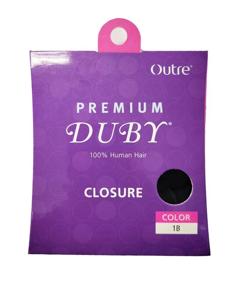 img 1 attached to Outre Human Premium CLOSURE Black