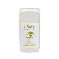 nfuse magnesium deodorant natural coconut 标志