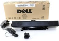dell ax510pa: enhanced stereo sound bar for e series flat panel monitors with power adapter logo