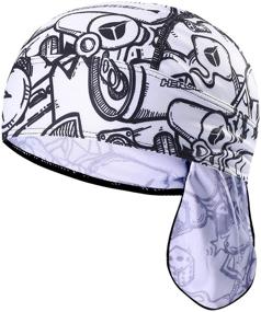 img 3 attached to HEROBIKER Breathable Bandana: Adjustable Boys' Hat & Cap Accessory With Wicking Technology
