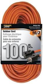 img 1 attached to Cord Extension Outdoor 3X100Ft Orange