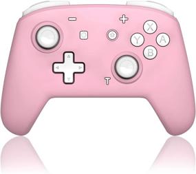 img 4 attached to momen Wireless Pink Pro Controller for Nintendo Switch/Switch Lite - Gamepad Joystick with Motion Vibration Turbo Speed Function and Gyro Axis