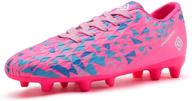 👟 dream pairs hz19003k purple soccer athletic shoes for girls logo