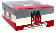 🍫 animal pro protein bar - delicious flavor - 8g fat - 26g carbs - 20g protein - pre &amp; post workout energy, chocolate berry crunch, pack of 12 logo