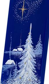 img 1 attached to Flatyz Christmas Night Candle with Star: Hand-Painted Flat Decorative Gift - 6 inches