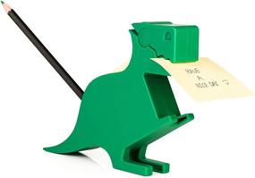 img 3 attached to 🦕 Desktop Note Pad Note Dispenser Dinosaur Memo Holder Pen Holder - Organize and Accessorize with 2 Packs of 200 Blanks!