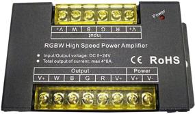 img 4 attached to 🔌 Enhanced Power Amplifier: LEDENET RGBW 32A Data Signal Repeater for 5050 RGBW RGBWW LED Lights Strips - 4CH Channels, Compatible with 5V 12V 24V