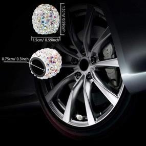 img 2 attached to Rhinestone License Crystal Universal Diamond Exterior Accessories