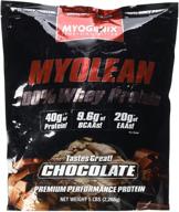 🍫 myogenix myolean chocolate whey protein powder - 5lb | 100% pure whey isolate blend logo