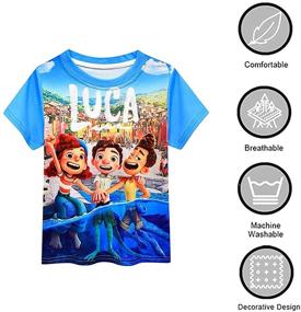 img 1 attached to Graphic Tshirt Clothes Polyester Birthday Boys' Clothing