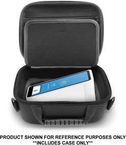 img 2 attached to Durable CASEMATIX Travel Carry Case: Perfect Fit for Square Terminal, Printer Paper & Accessories with Adjustable Shoulder Strap - Case Only