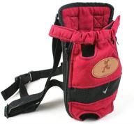🐾 удобный и стильный переносная сумка olizee c открытыми ногами: идеальный портативный рюкзак для путешествий с котами и собаками (размер m) логотип