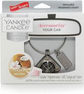 yankee candle fragrance locket starter kit: charming scents coconut beach, refillable - enhance your experience! logo