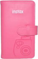 fujifilm instax wallet album - flamingo pink logo