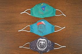 img 1 attached to 👶 KC Cubs Kids Face Mask 3-Pack: Washable & Safe 2 Layer Cotton Masks for Boys and Girls - Occupational Health & Safety Products