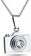 📷 aktap camera necklace: 3d camera charm pendant for photography, videography, and selfie lovers – perfect gift for photographers logo