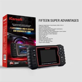 img 3 attached to 🚗 iCarsoft Auto Diagnostic Scanner POR V2.0: Porsche ABS Scan, Oil Service Reset, and More