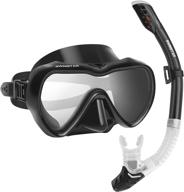 🤿 swimstar snorkel set: premium anti-fog mask & dry top snorkel gear for women and men - ideal for snorkeling, swimming, and scuba diving with leak-proof silicone goggles logo