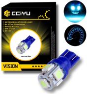 💡 cciyu 194 extremely bright led bulbs pack of 20- interior lights, map light, courtesy light, glove box light, ice blue bulbs- high quality logo