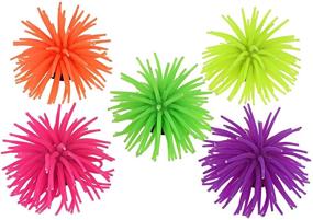 img 4 attached to Assorted Color Artificial Sea Anemone Ornaments - Set of 5 for Aquarium Fish Tanks - Cosmos Decorations