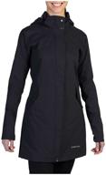 exofficio womens trench marina x small women's clothing logo