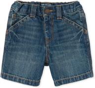 boys' clothing: children's place denim shorts for boys logo