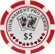 🎰 high-quality tournament pro series red poker chips (set of 50) by phil hellmuth junior – trademark poker логотип