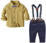 👕 summer cotton 2pcs t-shirt shorts pants outfit for toddler boys - little kids clothing set logo