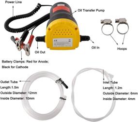 img 3 attached to Artilife 12V 60W Oil Extractor Pump: Efficient Oil Diesel Fluid Pump for Truck, RV, Boat, ATV