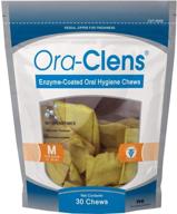 🦷 улучшите здоровье зубов домашнего питомца с жевательными препаратами ora-clens в количестве 30 штук от healthypets логотип