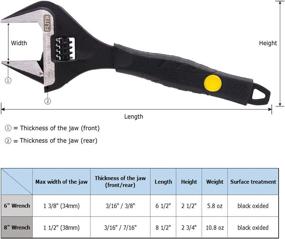 img 2 attached to Разводной гаечный ключ FUTE Ergonomic