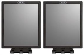 img 2 attached to Premium Ace Shower Mirror Set - Fog Resistant & Stylish, Black - Value Pack of 2