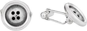 img 3 attached to Cuff Daddy Sterling Silver Cufflinks Presentation Men's Accessories