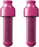 bobble replacement filter magenta 2 pack logo