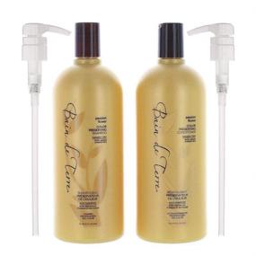 img 1 attached to 🌺 Bain de Terre Passion Flower Color Preserving Shampoo and Conditioner: Extra Large Size - 33.8 Oz with Convenient 2 Liter Pumps