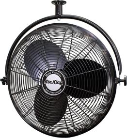 img 4 attached to 🌀 Industrial Grade Air King 9320 20-Inch Ceiling Mount Fan - 1/6-HP, 3,670-CFM, Black Finish