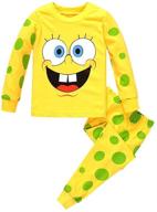 👦 comfy cotton 2 piece boys pajama set - perfect toddler sleepwear kit logo