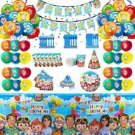 🍉 the color hub 160 pcs melon party supplies: ultimate birthday decorations and party favors for boys, girls & kids logo