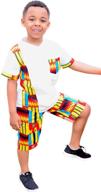 👕 shenbolen african ankara clothing for boys - 2x large size logo