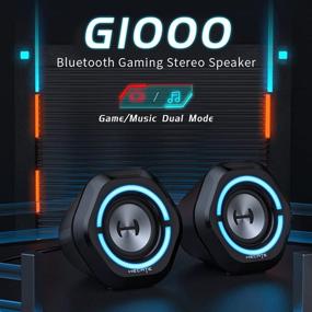 img 2 attached to 🔊 Edifier G1000 USB Computer Speakers: USB-Powered Bluetooth 5.0 Gaming Speakers with GRB Lights - Black