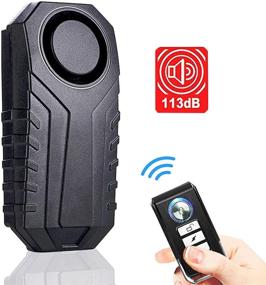 img 3 attached to 🚲 Bicycle Alarm: Wireless Anti-Theft Security System for Bike, Motorcycle, Car, and Scooter - Waterproof, 113db Super Loud (Remote Control Included)