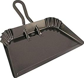 img 4 attached to 🧹 Edward Tools Extra Large Industrial Metal Dust Pan 17” - Heavy Duty Powder Coated Steel for Efficient Large Cleanups with Comfortable Rubber Grip Handle