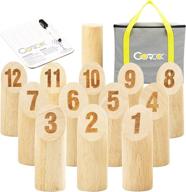 🎯 convenient numbered throwing scoreboard: your portable backyard companion logo